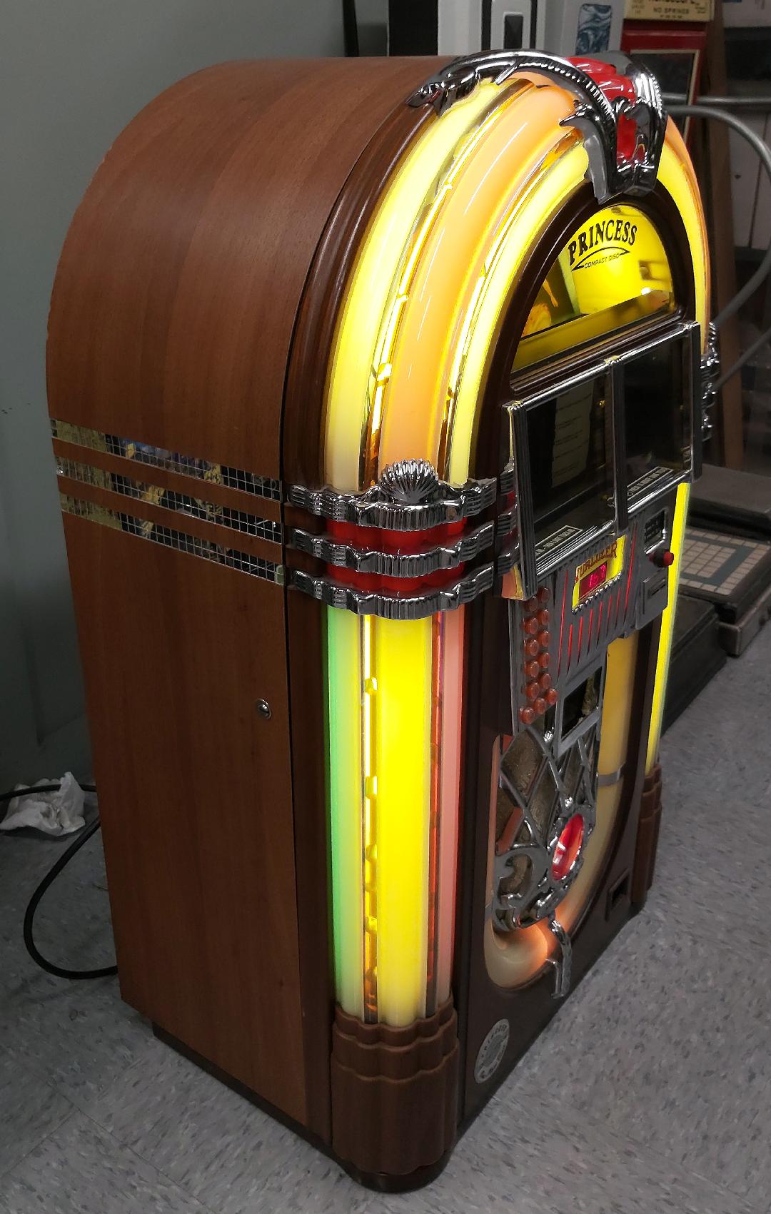 WURLITZER PRINCESS CD Jukebox for sale Miniature Scale Version of ONE